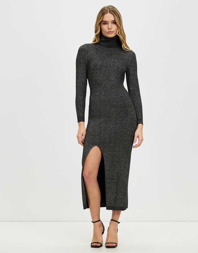 Honey and Beau - Raise Up Turtle Neck Dress