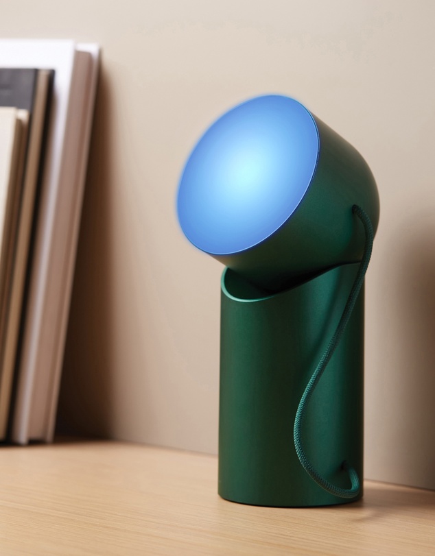 Lexon - Lexon Orbe Portable Led Lamp With Moving Head - Green