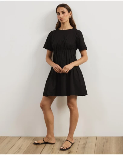 Atmos&Here - Maya Pleat Mini Dress