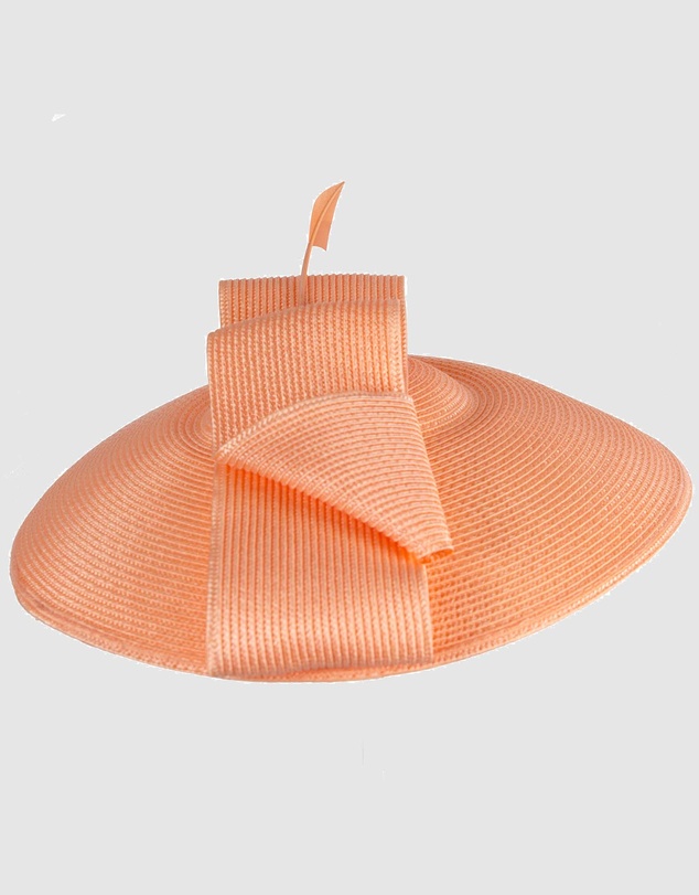 Max Alexander - Saucer Coral Racing Fascinator Hat