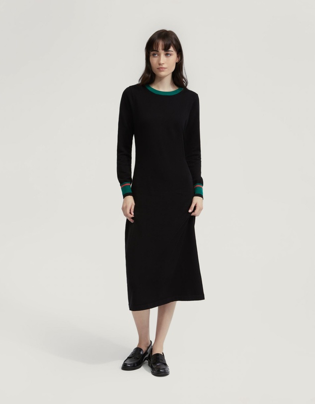 Oxford - Bridgette Contrast Trim Knit Dress