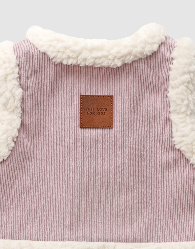 WITH LOVE FOR KIDS - Snowy Cord Vest - Babies - Kids