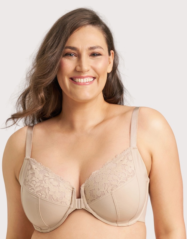 Ava & Audrey  - Ava & Audrey Bardot Front-Closing Underwire Bra