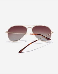 Hawkers Co - HAWKERS - HAWK - POLARIZED GOLD BROWN Sunglasses for Men and Women UV400