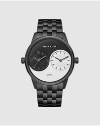 Maxum - Maxum x Taylor Steele - Yinyang Dial, Black Case & Black Bracelet