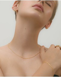 SAINT VALENTINE - Dash Dot Chain Bracelet - Gold