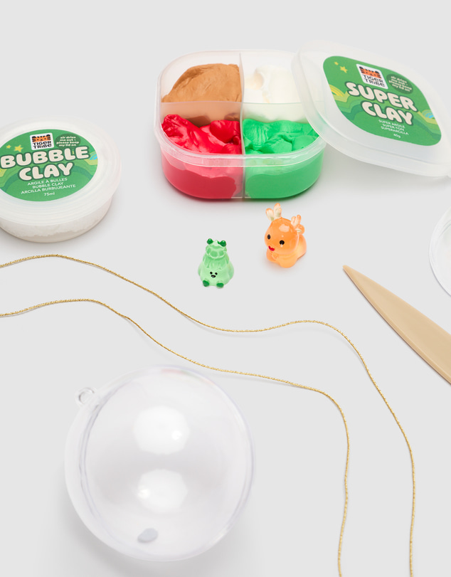 Seed Heritage - Tiger Tribe Clay Craft Ornament Kit Bear And Bunny
