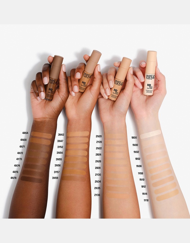 MAKE UP FOR EVER - HD Skin Full Cover Concealer Multi-Use Concealer with Niacinamide & Hyaluronic Acid