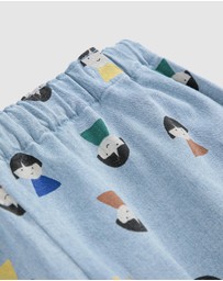 Bobo Choses - Game Pawns All Over Light Denim Pants - Babies
