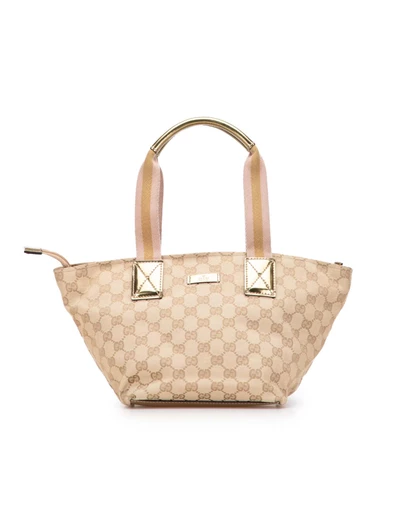 Pre-Loved by Azura Reborn - Pre-Loved GG Canvas Web Handbag