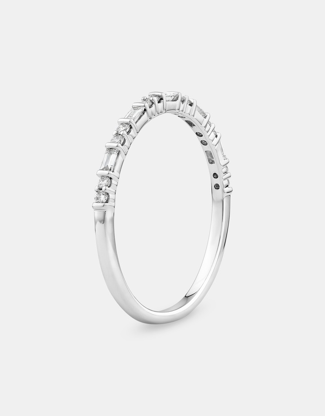 Michael Hill - 0.20 Carat TW Diamond Wedding Ring in 14kt White Gold