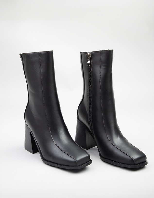RAID - Jacker high block heeled boots in black
