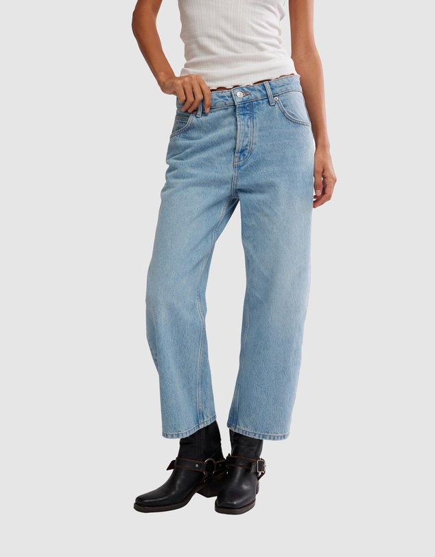 Free People - Deep Trance Dropped BF Jeans