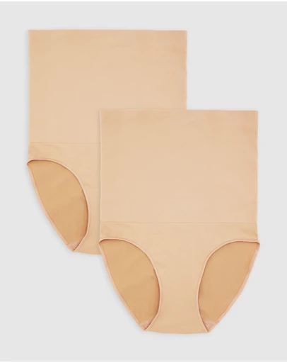Ambra - 2 Pack Reshape Hi Waisted Brief
