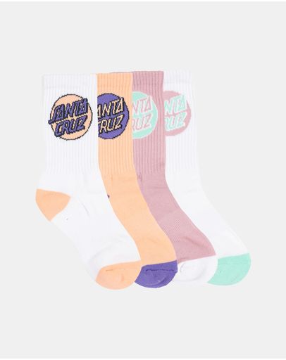 Pink, White, Orange & White