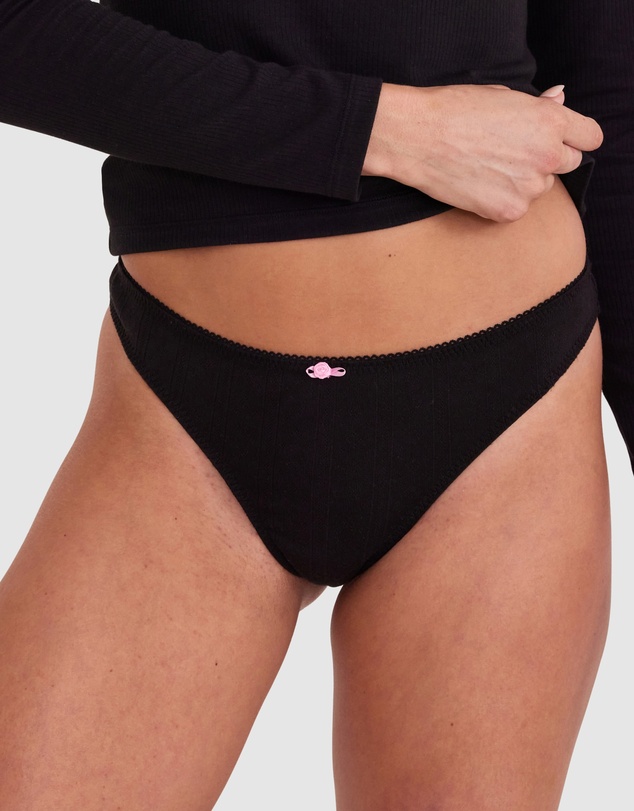 Bras N Things - Georgia G String - Black