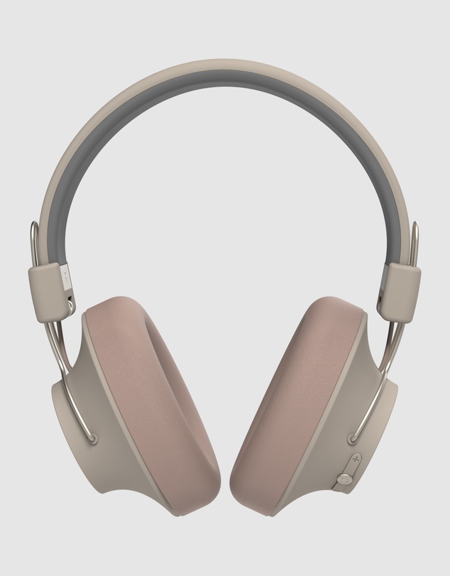 Kreafunk - Kreafunk Abeat Qi Bluetooth Headphones W/ Anc - Ivory Sand