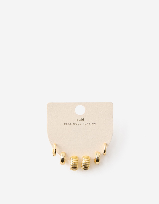 Rubi - 3Pk Mid Earring