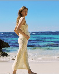 Soon Maternity - Lily Crocheted Maxi Dress