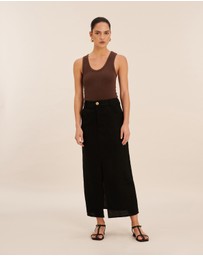 AERE - Cotton Scoop Tank