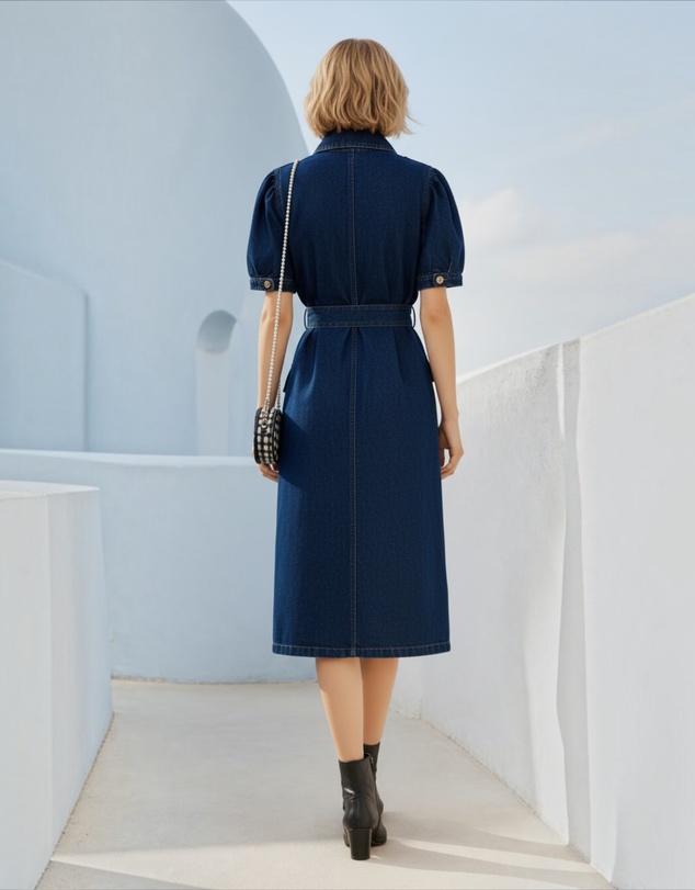 Mossée - Vega Denim Midi Dress