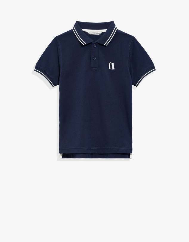 Country Road - Organically Grown Cotton Logo Polo Shirt