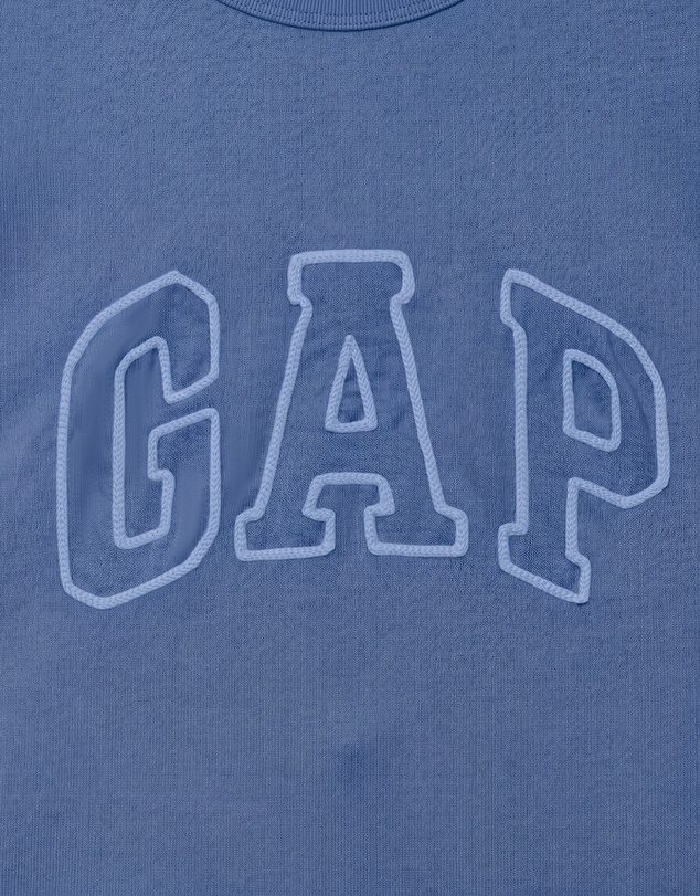 GAP - JPN IE Chainstitch Logo Crop T-Shirt