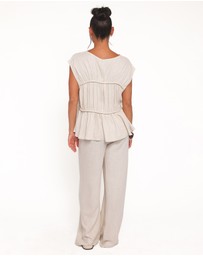 Petal & Pup - Shyla Pant Set - Oatmeal