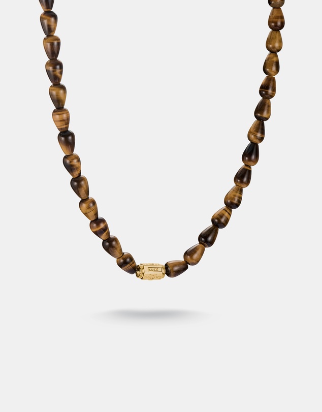 THOMAS SABO - THOMAS SABO Elyndra Necklace with Tiger's Eye Beads