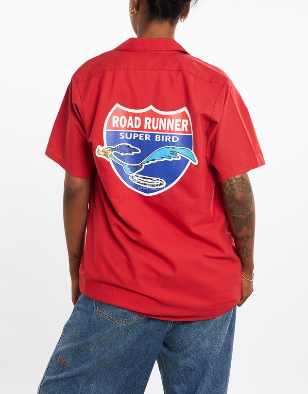 Vintage by The Real Deal - Pre Loved - Vintage Road Runner Looney Tunes Mechanic Shirt
