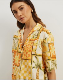 Atmos&Here - Paradise Linen Blend Shirt