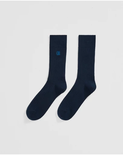 Country Road - Australian Cotton Blend Cr Rib Crew Sock