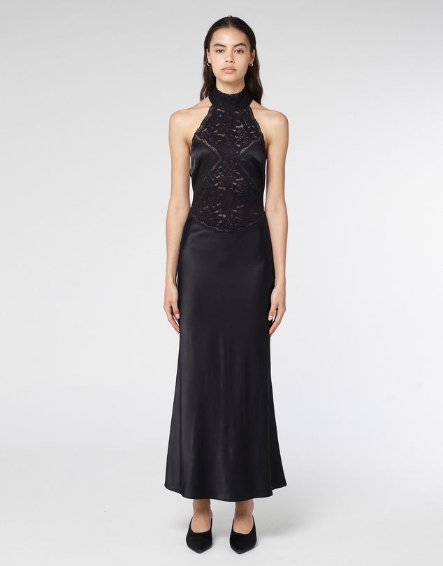 Third Form - Serenade Lace Halter Maxi