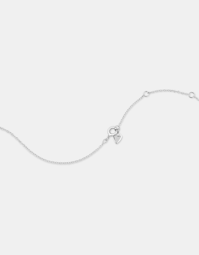 Michael Hill - Chevron Necklace with 0.05 Carat TW Diamonds in Sterling Silver