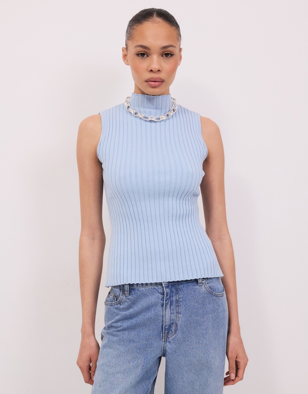 Calli - Brynne Funnel Neck Top