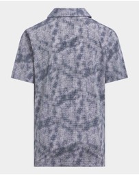 adidas Performance - Performance Textured Print Polo Shirt Kids