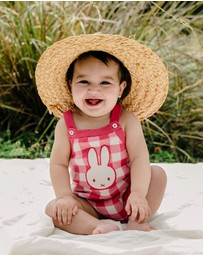 Kynd Baby - Miffy Knit Romper in Cherry