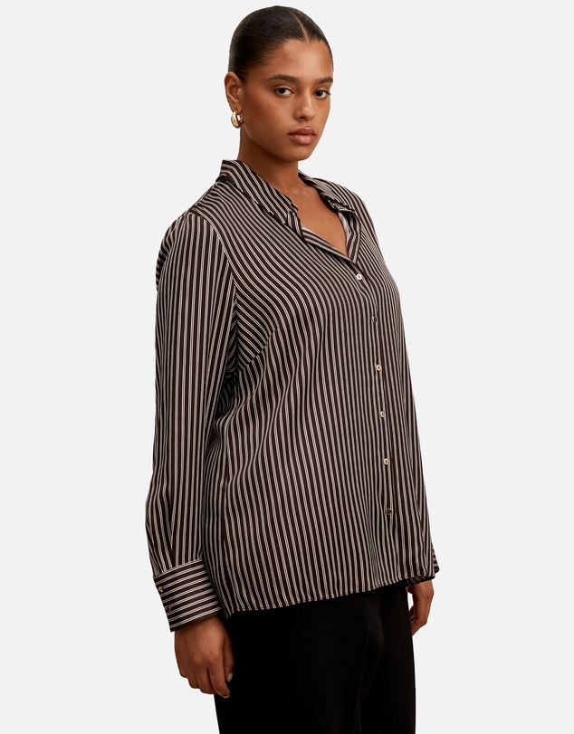 Forever New Curve - Coco Curve Satin Shirt