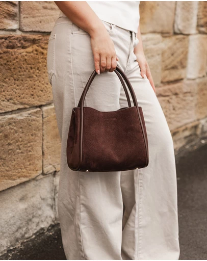 Louenhide - Steffie Suedette Mini Tote Bag