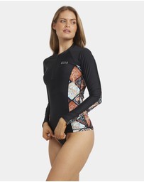 Billabong - Womens Forever Folk Reef Break Long Sleeve Rash Vest