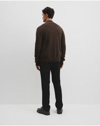 Country Road - Australian Cotton Zip Through Knit Jacket