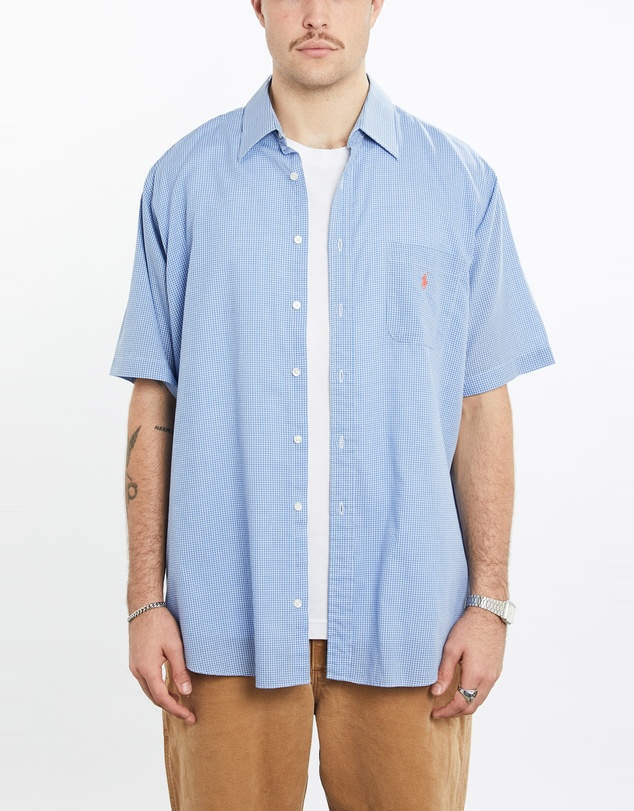 Vintage by The Real Deal - Pre Loved - Vintage 90s Polo Ralph Lauren Short Sleeve Button Up Shirt
