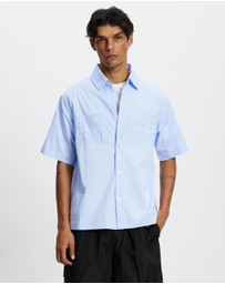 Boiler Room - Applique Poplin SS Shirt