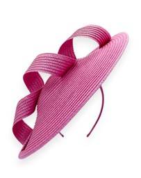 Morgan & Taylor - Trisha Fascinator in Hot Pink