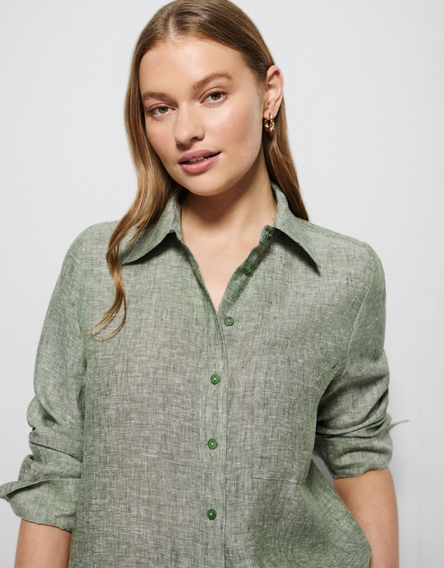 Commonry - Pocket Linen Shirt