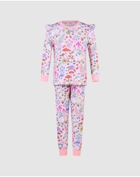 Fleur Harris - 'Forest Friends' Whimsical Sleep Set in Pink