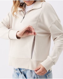 Ripe Maternity - Terry Nursing Sweat
