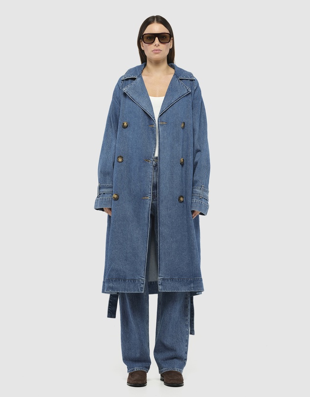 JACANDMOOKI - Dion Denim Trench Coat