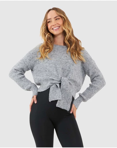 Ripe Maternity - Bonnie Tie Front Knit