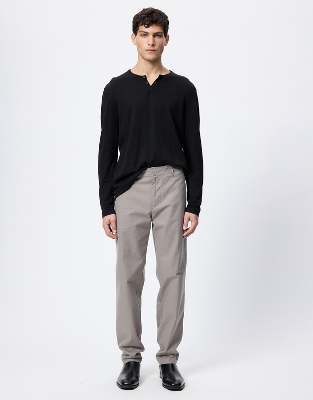 Emporio Armani - Cotton-SIlk Fabric Trousers